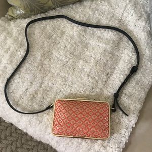 VINCE CAMUTO Orange and Gold Bag